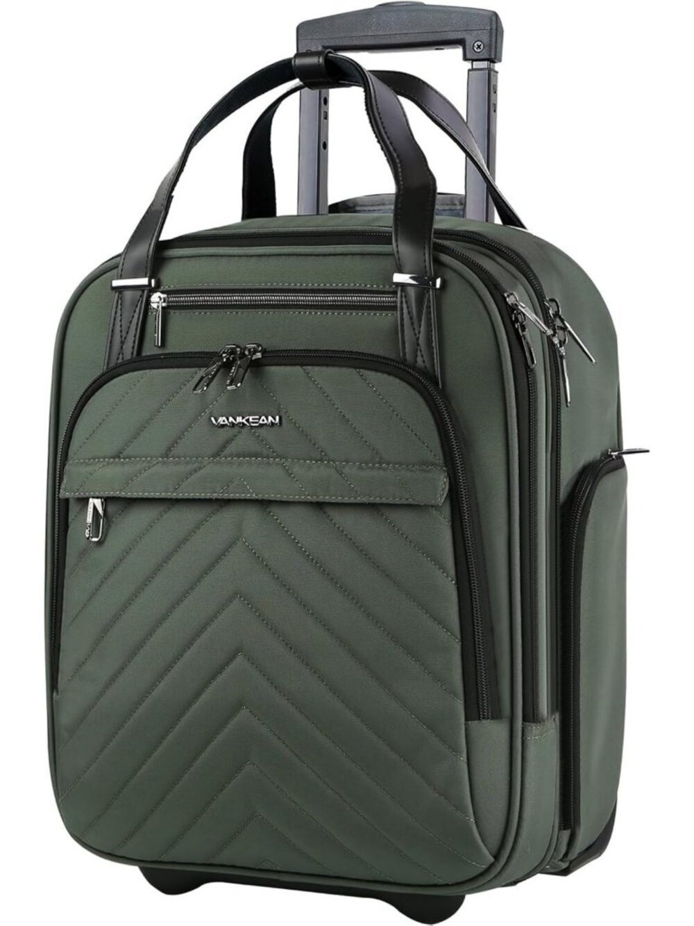 Lightweight 16" Underseat Rolling Suitcase for Travel & Business, Easy Carry
